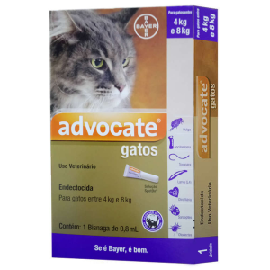 ADVOCATE GATOS 0,8ML DE 4 A 8KG