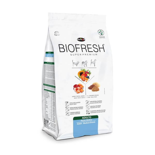 BIOFRESH ADULTO RAÇAS MEDIAS 15KG
