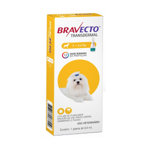 BRAVECTO TRANSDERMAL 2 A 4,5KG 0,4ML