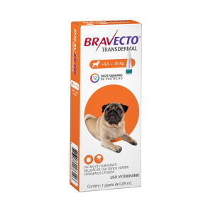 BRAVECTO TRANSDERMAL 4,5 A 10KG 0,89ML