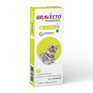 BRAVECTO TRANSDERMAL GATOS 1,2 A 2,8KG 0,4ML