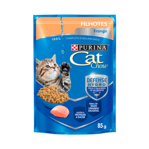 CAT CHOW SACHE FILHOTE FRANGO 85GR