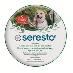 COLEIRA SERESTO P (ATÉ 8KG)