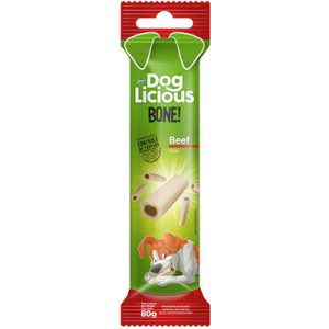DOG LICIOUS BONE BEEF 80GR
