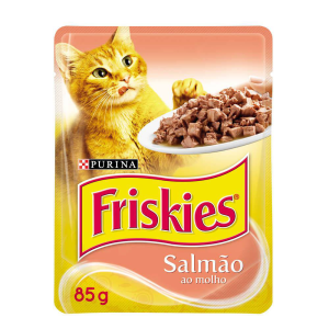 FRISKIES SACHE SALMAO AO MOLHO 85GR