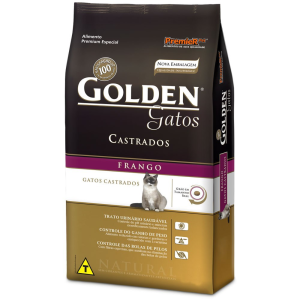 GOLDEN GATOS CASTRADOS FRANGO 1,0 KG