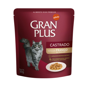 GRANPLUS SACHE GATOS CASTRADO FRANGO 50GR