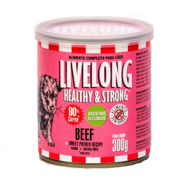 LIVELONG DOG CARNE 300GR