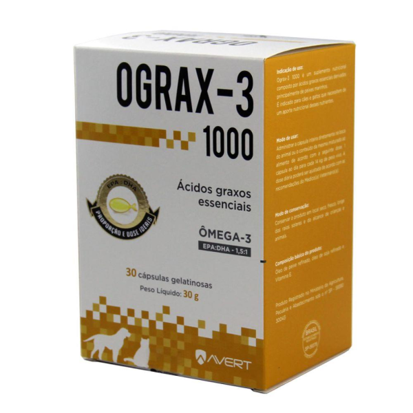 OGRAX-3 1000 30 CAPSULAS