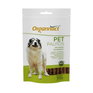 ORGANNACT PET PALITOS C/ PROBIÓTICOS 160 GR