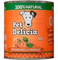 PET DELICIA JARDINEIRADE FRANGO 320GR