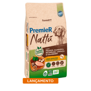 PREMIER NATTU CAES AD MANDIOCA 12KG