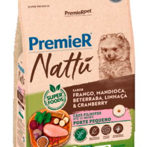 PREMIER NATTU CAES FIL RP MANDIOCA 2,5KG