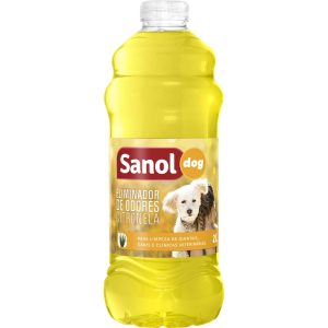 SANOL DOG ELIMINADOR DE ODORES CITRONELA 2LTS
