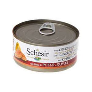 SCHESIR LATA DOG FRANGO COM MAMAO 150GR