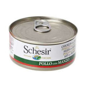 SCHESIR LATA DOG FRANGO E CARNE 150GR