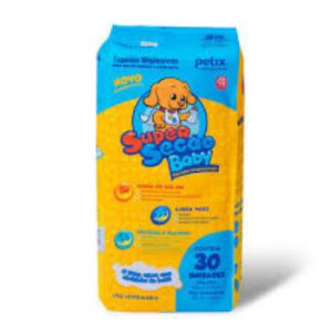 TAPETE HIGIÊNICO SUPER SECÃO BABY 60X55CM C/ 30 UNID