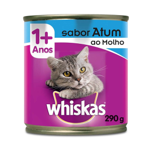 WHISKAS LATA ATUM AO MOLHO 290GR