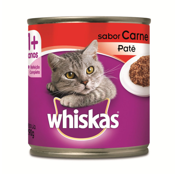 WHISKAS LATA CARNE 290 GR