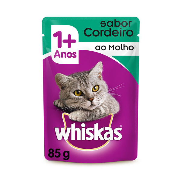 WHISKAS SACHE CORDEIRO/SALSA 85GR