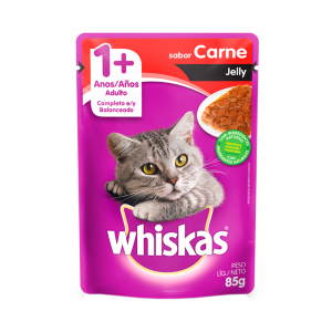 WHISKAS SACHE JELLY CARNE 85GR