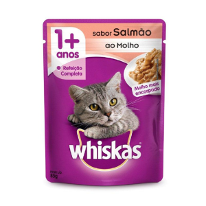 WHISKAS SACHE SALMAO/SALSA 85GR