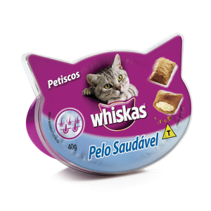 WHISKAS TEMPTATIONS PELO SAUDAVEL 40GR