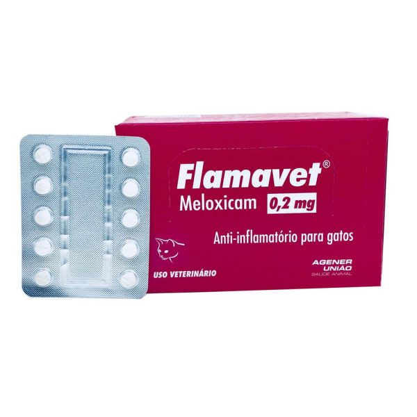 flamavet 0,2mg gatos blister 10comp