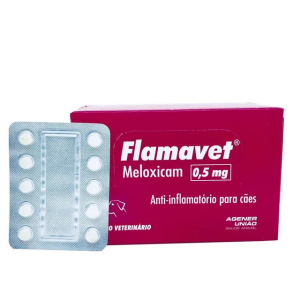 flamavet 0,5mg blister c/ 10 comprimidos