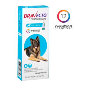 BRAVECTO TRANSDERMAL 20 A 40KG 3,57ML