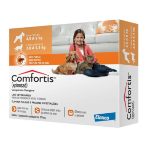 COMFORTIS 4,5 A 9KG 270MG LARANJA