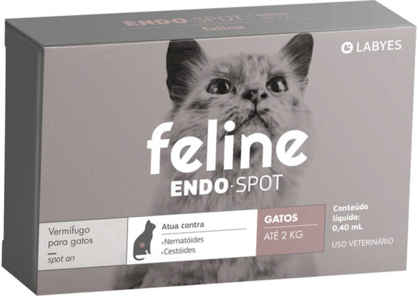 FELINE ENDOSPOT 0,40 ML ATE 2 KG