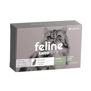FELINE ENDOSPOT 0,80 ML 2 A 5 KG