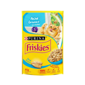 FRISKIES PEIXE BRANCO AO MOLHO 85G BR