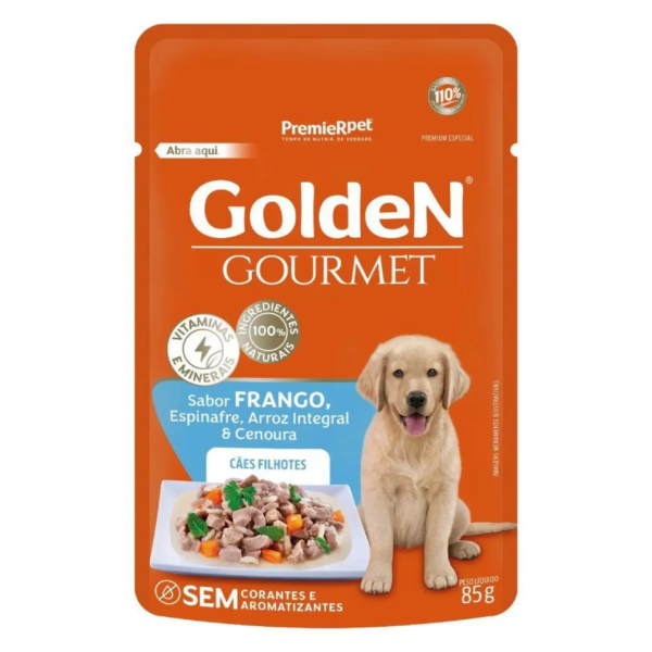 GOLDEN SACHE GOURMET CAES FIL FRAN 85G