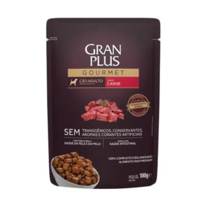 GRANPLUS SACHE GOURMET CÃO CARNE 100GR
