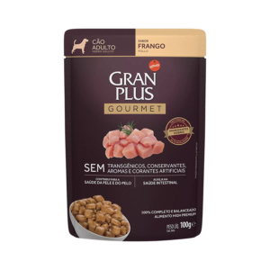 GRANPLUS SACHE GOURMET CÃO FRANGO 100GR