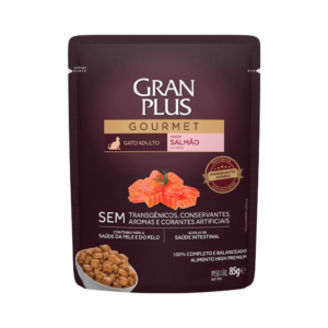 GRANPLUS SACHE GOURMET GATOS SALMÃO 85GR