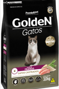 GOLDEN GATOS CASTRADOS FRANGO 3,0 KG