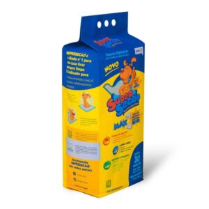 TAPETE HIGIÊNICO SUPERSECÃO MAX C/ 30 UND